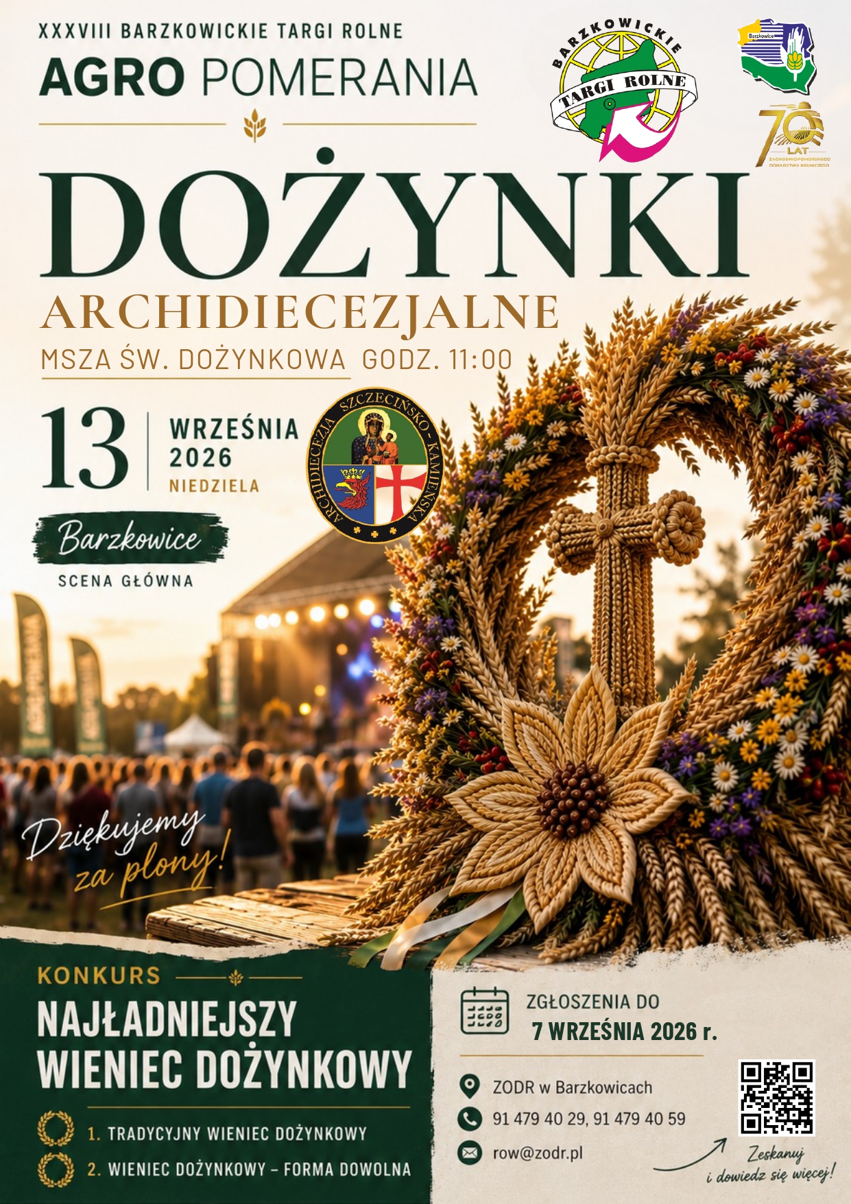 Archidiecezjalne Dożynki 2026